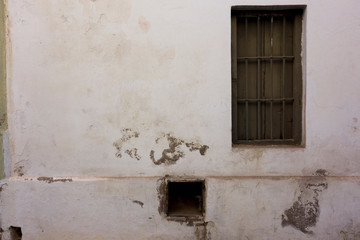 Fototapeta na wymiar detail of a window of an old house