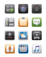 bundle of apps buttons menu panel