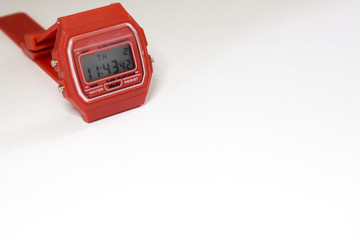 Reloj rojo 