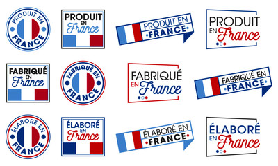 Logo / Label / sticker / Fabriqué en France