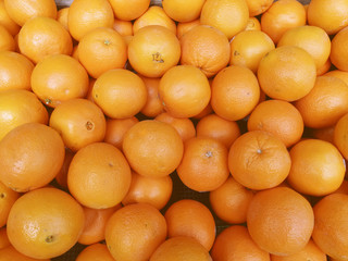 Organic Orange in the market.