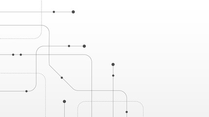 Abstract geometric connect lines and dots.Simple technology graphic background.Illustration Vector design Network and Connection concept.