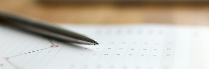 Document on working table