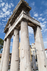Detail of Athens, capital of Greece
