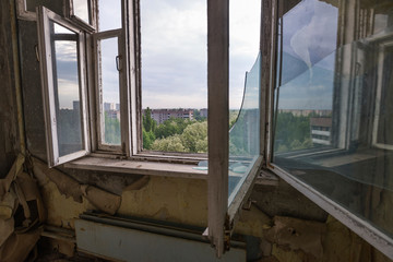 Abandoned apartment in Chernobyl