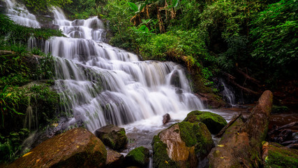 Man Daeng waterfall in phu hin rong kla national park, Phitsanulok, Thailand.
