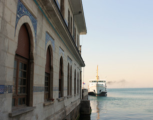 Ferry in Istanbul Marina