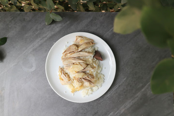 chicken and rice ,chicken rice or chinese chicken rice