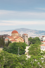 Fototapeta na wymiar Detail of Athens, capital of Greece 