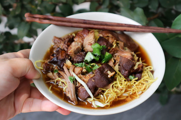 Chinese noodles, Chinese noodle or pork noodles