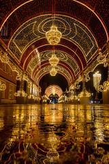 Russia Moscow. Decorated streets. The capital is waiting for the New Year.