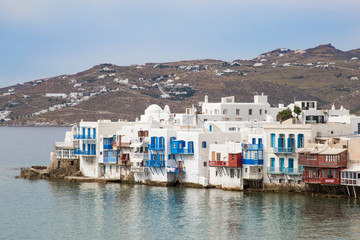 Beautiful Mykonos island detail, Greece 