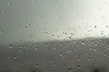 rain drops on window