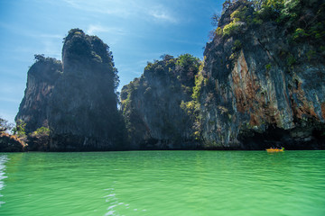 Obraz premium Landscapes while canoeing of Phang Nga National Park in Thailand