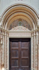 old ornate church door