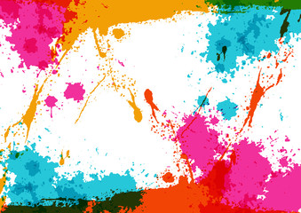 abstract vector splatter color design background concept ,illustration vector design