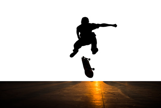 Skateboard extreme sports
