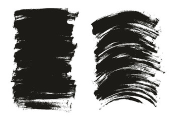 Flat Paint Brush Thin Long & Curved Background Mix High Detail Abstract Vector Background Mix Set 