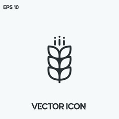 Cereal vector icon illustration. Ui/Ux. Premium quality.