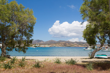Seashore in the island of Milos, Greece