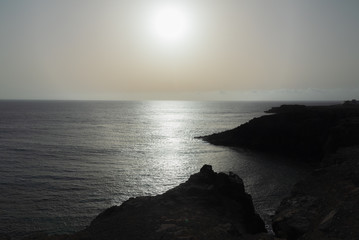 Fototapeta premium beach at sunset