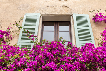 Fototapeta na wymiar Window in Provence, South of France