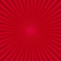 Comic book template style background. Red halftone texture. Vector illustration.