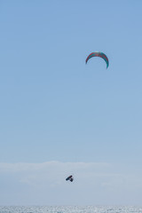 kitesurfer in action