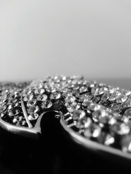 Close-up Of Diamond Brooch