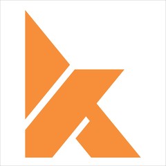 Letter K logo icon design template elements
