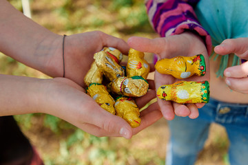Osternest suchen an Ostern