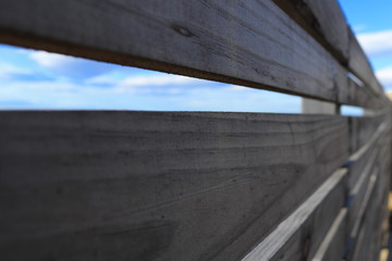 Fence with sky view