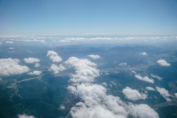 Obraz na płótnie Canvas view from the plane