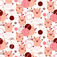 seamless pattern with hearts