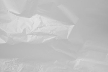 White plastic bag background texture close up