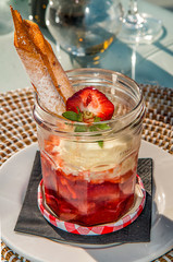 Mediterranean food by the sea.