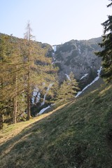 Naklejka premium Talwärts vom Brandelberg