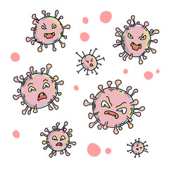 Virus Icon Illustrations