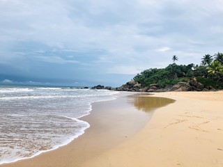 Stunning beach side in Sri Lanka