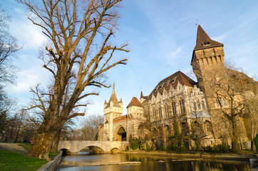 Vajdahunyad Castle is a castle in the City Park of Budapest, Hungary.