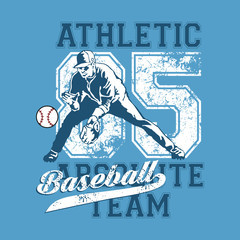 Print baseball for t shirt