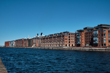 Fototapeta premium Modern residential area in Copenhagen.