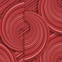 Volumetric abstract round shapes, creative background, 3d illustration.