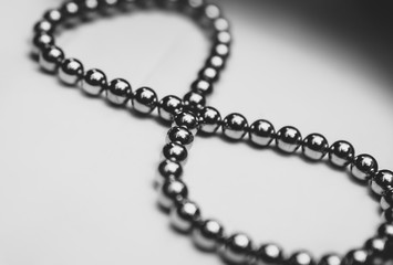 Magnetic balls form the infinity sign