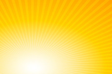 Sunbeams: Bright rays background stock illustration