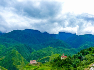 Sapa (Chapa) village in north mountains of Vietnam, Lào Cai, Vietnam