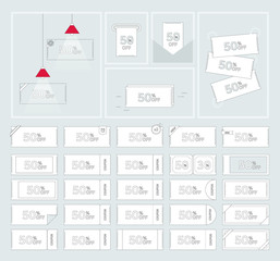 Coupon ticket template. Highly versatile design for online and offline coupon designs. 
