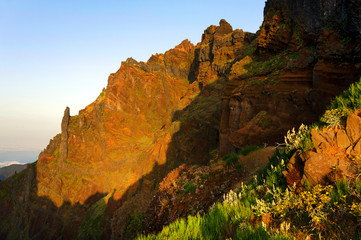 Pico do Arieiro, at 1818 meters high, is Madeira island's third highest peak, Portugal