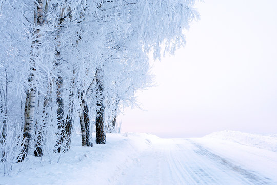 Winter road.