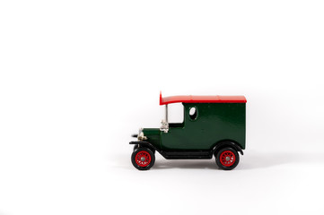 toy truck isolated on white